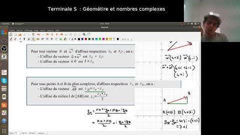 TS Géométrie des nombres complexes