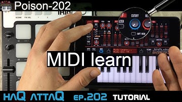 Poison 202 MIDI Learn │  Tutorial - haQ attaQ 202