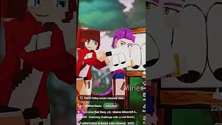 MAIZEN - Drawning Challenge with JJ and Rumi (Minecraft Animation) #minecraft #maizenminecraft