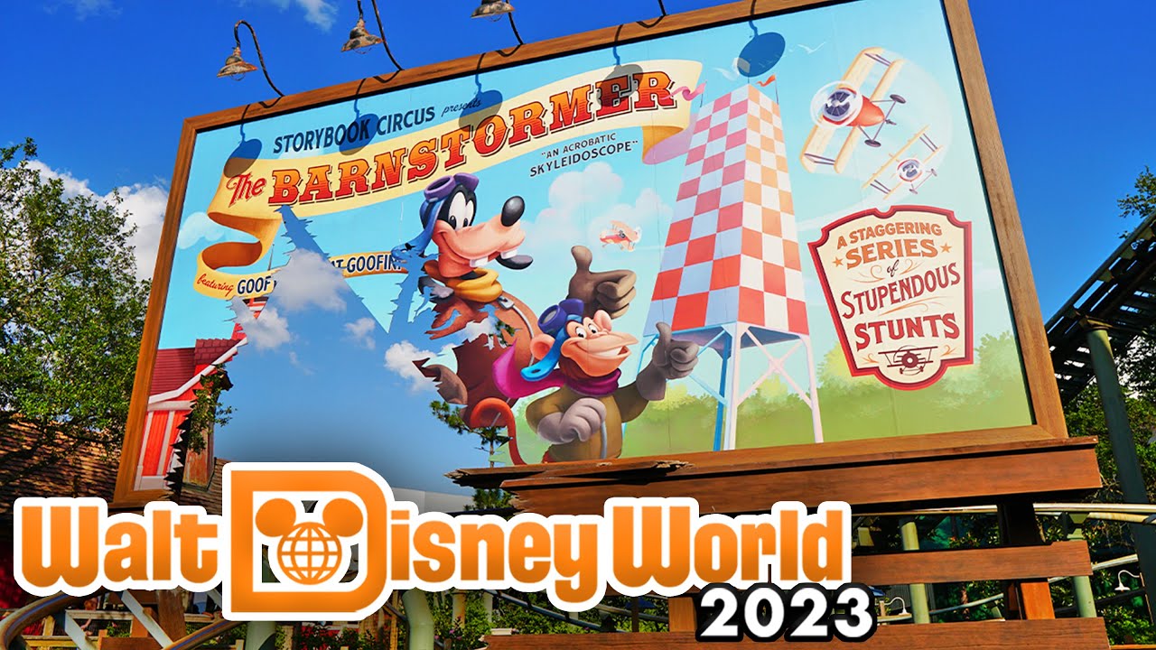 The Barnstormer Starring the Great Goofini 2023 - Magic Kingdom Rides [4K POV]