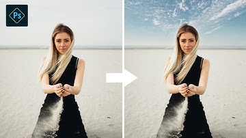1-Minute Photoshop | How to Replace the Sky in Photoshop | Sky Change Tutorial