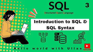 Mastering SQL | Episode 3: Introduction to SQL & SQL Syntax