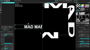 MadMapper 4 0 Lines with Text