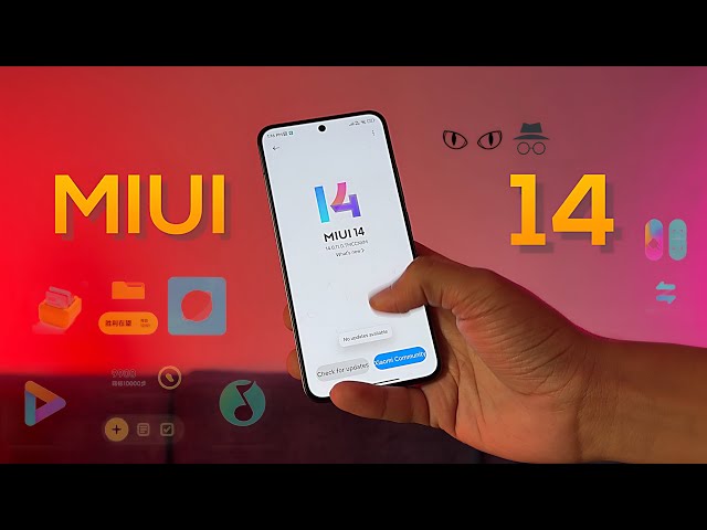 Advantages and New Features of MIUI 14 - Improvements in speed and efficiency
