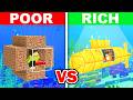 POOR vs RICH: SUBMARINE Survival Battle in Minecraft
