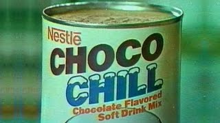 Choco Chill Chocolate Flavored Soft Drink Mix by Nestle (Commercial, 1978)