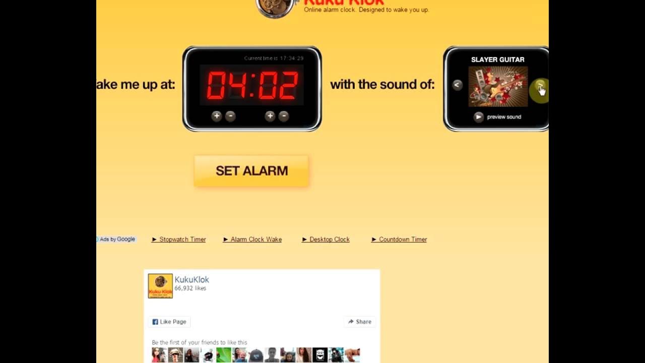 online alarm kukuklok works at offline also YouTube