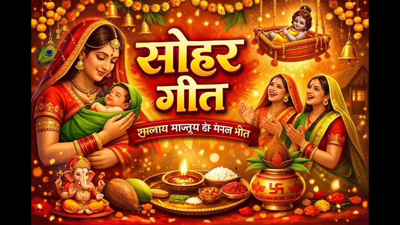 🌹🙏Sohar geet🙏🌹🌺💥👆👍bahut hi sundar sohar ek bar jarur sune....💓🌹