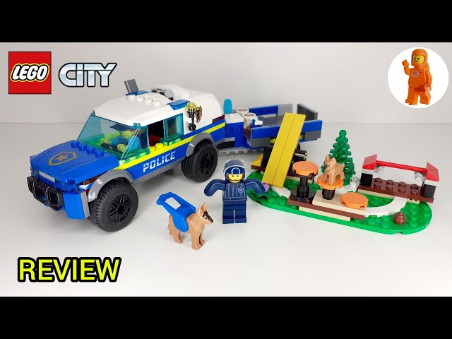 LEGO City Mobile Police Dog Training 60369 review - YouTube