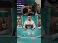 Steve Plays Again and Wins! #shorts #blackjack