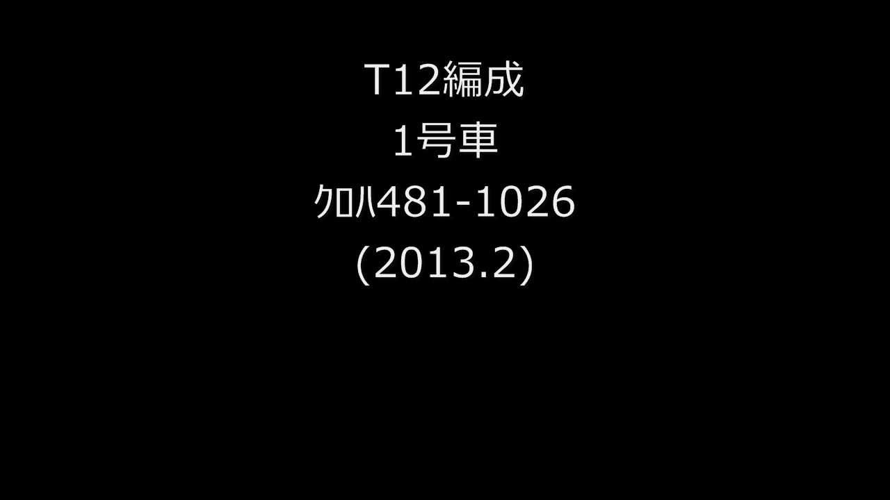 新潟485系　鉄道唱歌オルゴール　※音量注意