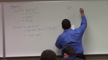 Abstract Algebra: 1st Isomorphism Theorem, 10-9-17
