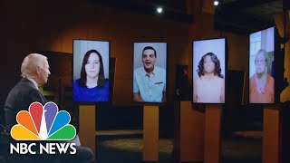 Joe Biden Discusses Health Care With Affordable Care Act Recipients At The 2020 DNC | NBC News