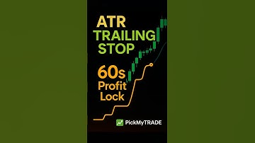 ATR Trailing Stop in 60s – Lock In Profits Automatically | Day 60 Tradingview Strategy Zero to Hero