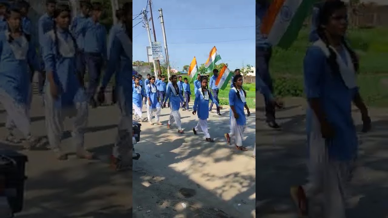 Tiranga 🇮🇳 Rally By Students Har Ghar Tiranga - Azadi Ka Amrit Mahotsav 