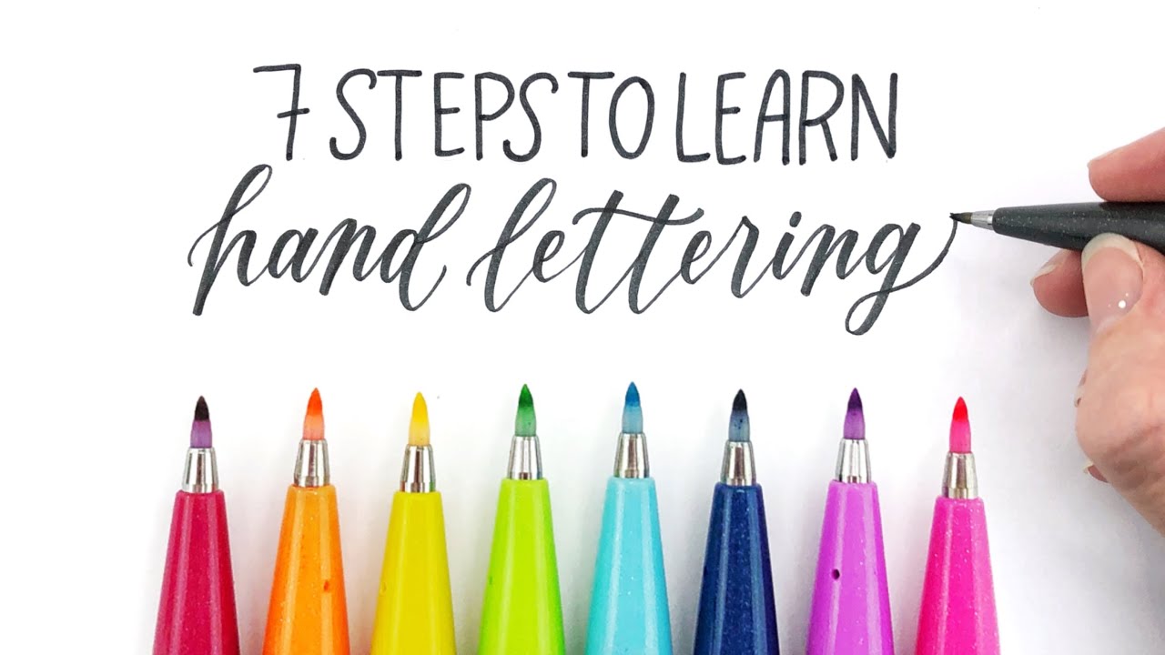 How to Learn Hand Lettering in 2021: 7 Easy Steps for Hand Lettering  Beginners 