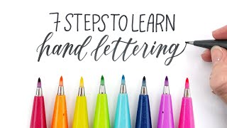 How To Learn Hand Lettering In 2021 7 Easy Steps For Hand Lettering Beginners