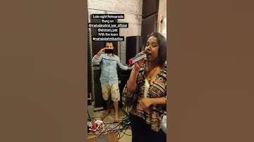 Thumbnail of #ststusvideo #1k  Aaj Ki Raat  Mahalakshmi Iyer Rehearsel @youtubemusicprince Sonu Nigam Alisha Chinai