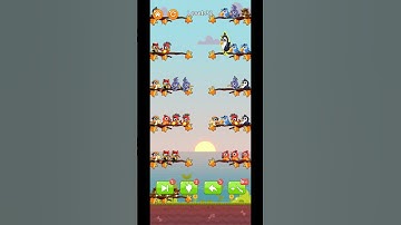 bird sort multilevel || IOS Android #puzzlechallenge #gameplay #gameandroid #birdsortpuzzle