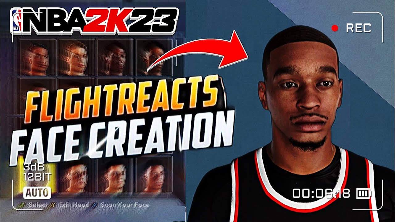 new-flightreacts-nba2k23-face-creation-youtube