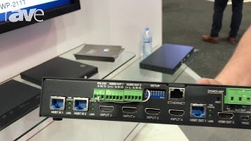 Integrate 2018: Kramer Shows VS-622DT HDMI, HDBaseT Matrix With Amplifier & Maestro Room Automation