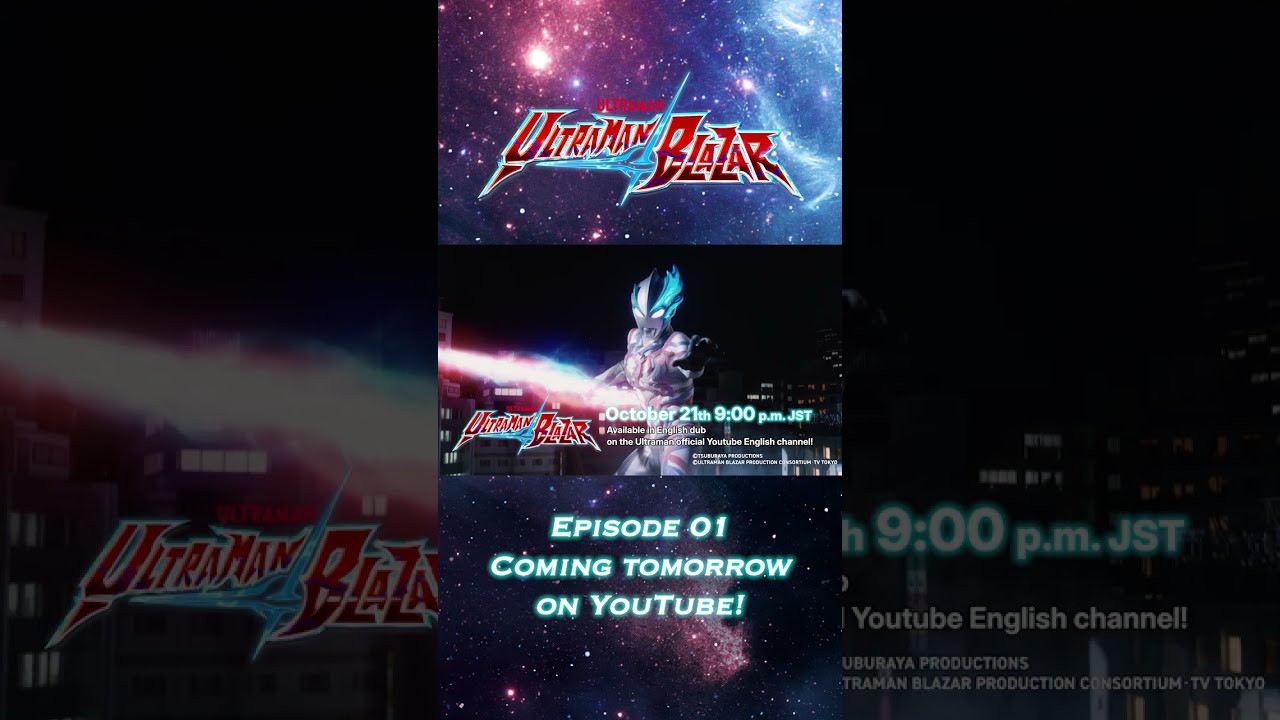 [Starts on October 21th] ULTRAMAN BLAZAR [English Dubbed] Official Trailer poster