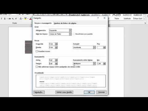 Vídeo: Como Fazer Um Espaçamento E Meio No Word