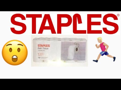Staples Run Deal Cheap Toilet Paper NO COUPONS NEEDED!!!