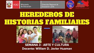 Video thumbnail of "APRENDO EN CASA - ARTE Y CULTURA - 3°, 4° Y 5° SECUNDARIA - SEMANA 3"