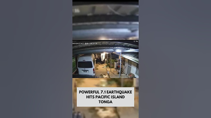 A 7.1 earthquake hit off Tonga’s coast at 1:18 a.m., triggering tsunami sirens and evacuations