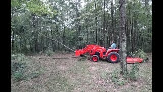 #54 Land Clearing With Kubota L Series Tractor
