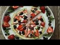 How to Make Fruit Pizza with Watermelon, Berries and Yogurt