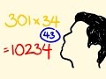 Fast math trick for instant multiplication!