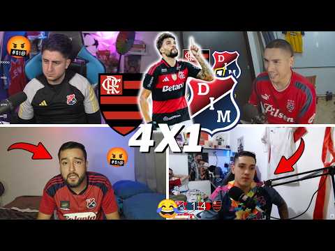 REAÇÕES DOS TORCEDORES DO INDEPENDIENTE Medellín | FLAMENGO 4 X 1 IND.MEDELLÍN - LIBERTADORES 2026