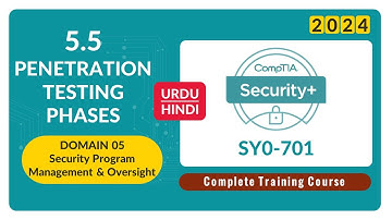 Phases of Penetration Testing - CompTIA Security+ SY0-701 - 5.5