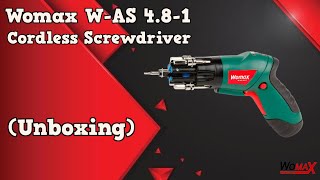 Womax W-AS 4.8-1 Cordless Screwdriver (Unboxing)