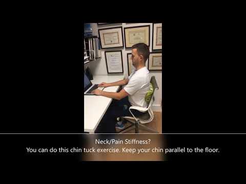 Desk Exercises