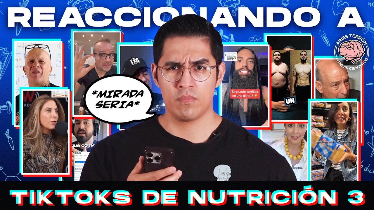 NUTRIÓLOGO reacciona a TIKTOKS VIRALES de NUTRICIÓN 🔥 | Ep 3