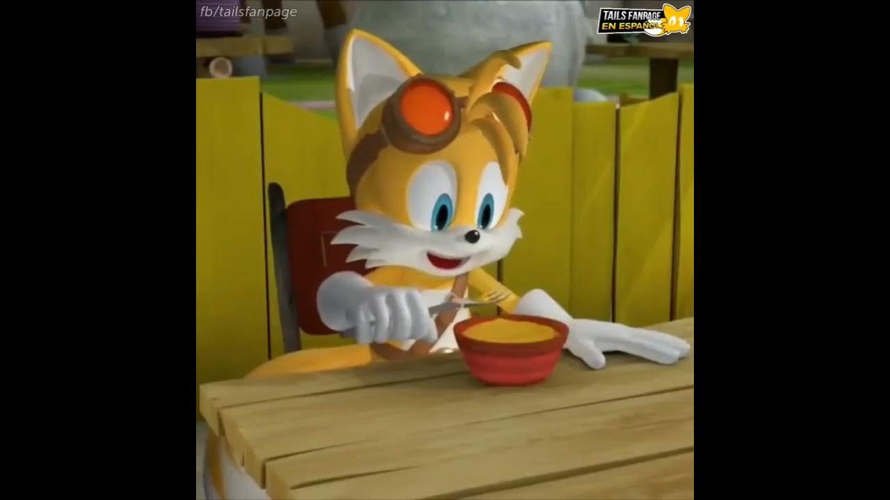 A risada do Tails é muito fofa 😊😊😊😊💙😊 #tails #fofo #cute