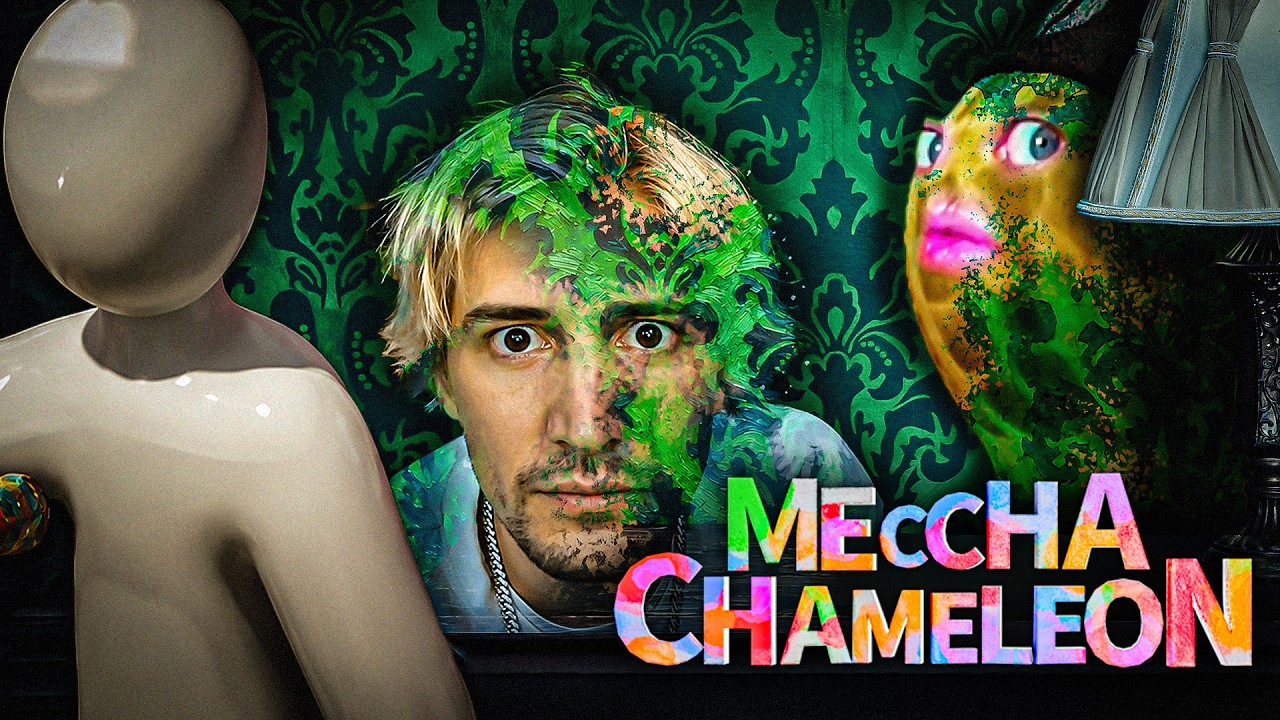 Mastering bodypainting ft. XQC and Summit1G | Meccha ChameReon