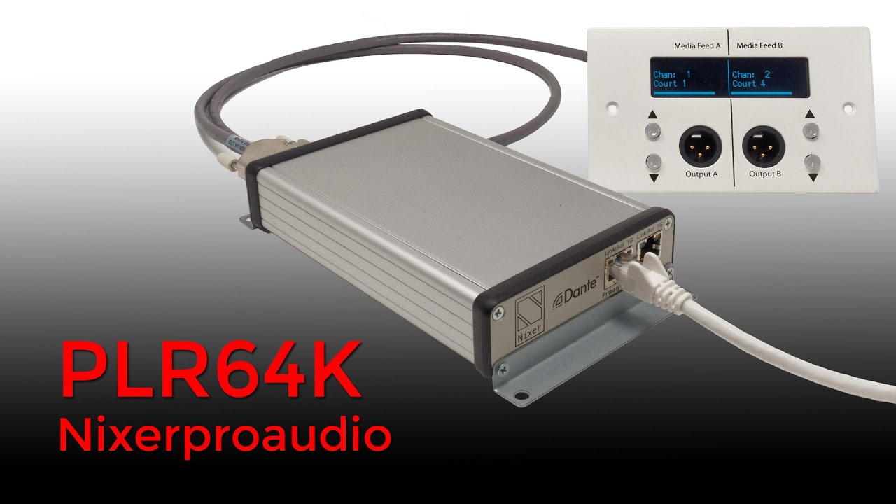 PLR64K Dante | Nixer Pro Audio