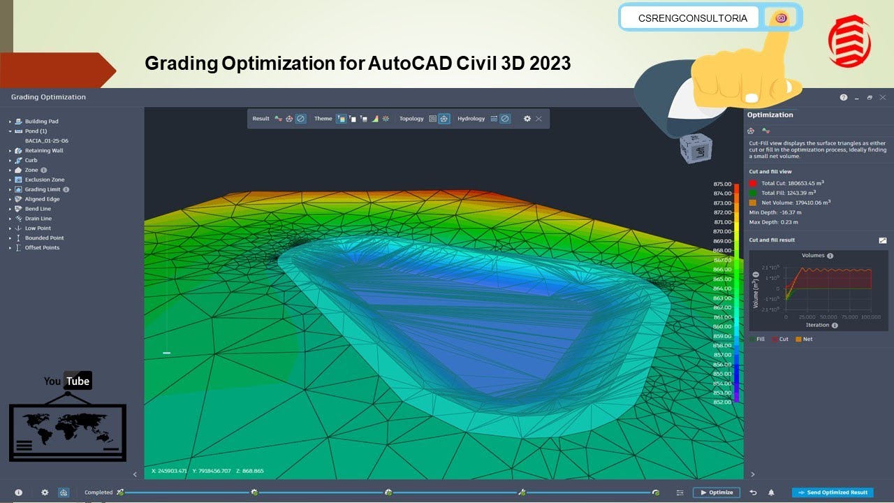 C05 ◍AutoCAD Civil 3D - Grading Optimiza