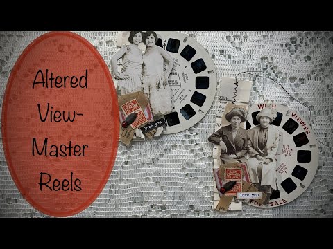 Altered Vintage View Master Reels 