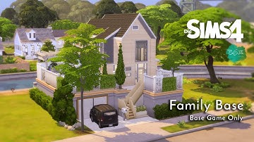 Family Base || Base Game Only - No CC || 🛠 Stop Motion 🛠 || Let