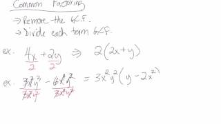 Math 30-2: 4.1 Factoring Review