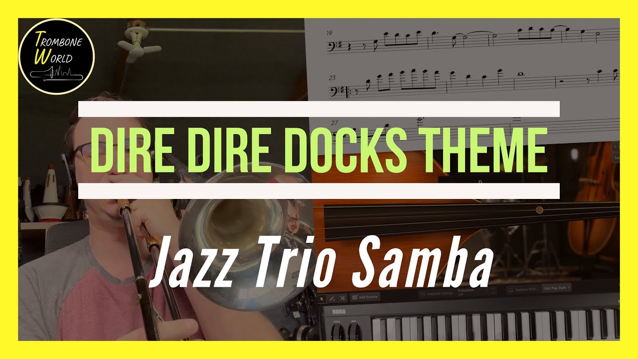 Dire Dire Docks Theme (Super Mario 64) - Jazz Trio Samba
