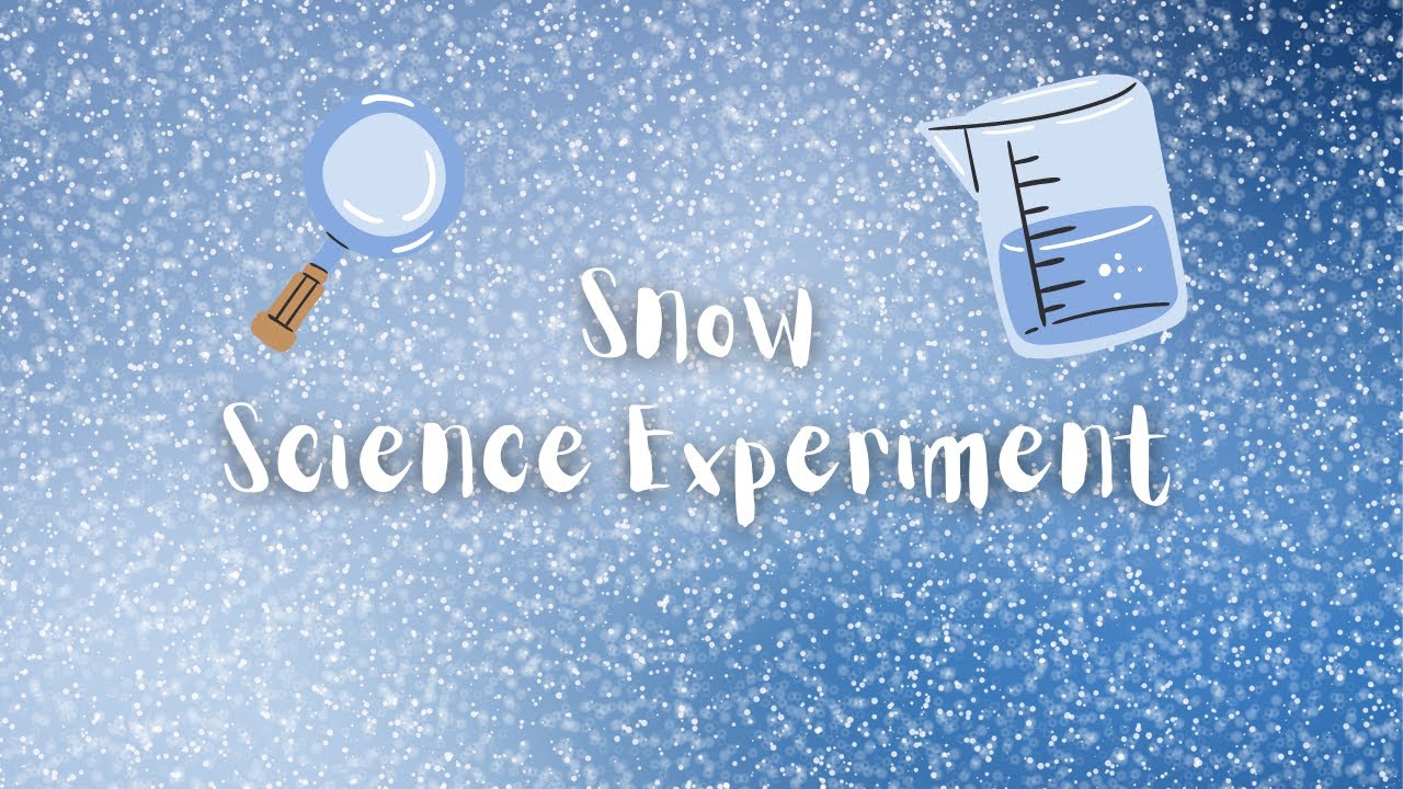 Snow Science Loop Snow Science Experiment - YouTube