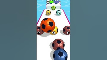 A-Z Run Level 92 ⚽️ Perfect Run Gameplay (No Mistakes!) #shorts