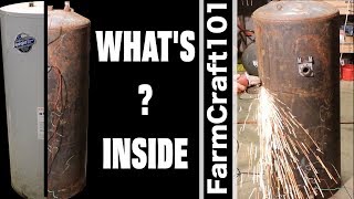 Secrets Inside Your Water Heater.  Teardown And Repurpose.  FarmCraft101