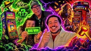 😱 I GAVE MY PARENTS $100 AT THE CASINO... AND EVERYTHING WENT CRAZY! 🎰 THE MASK + JACKPOT CARNIVA...